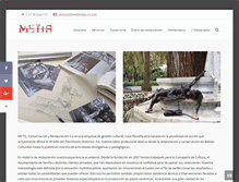 Tablet Screenshot of metisrestaura.com